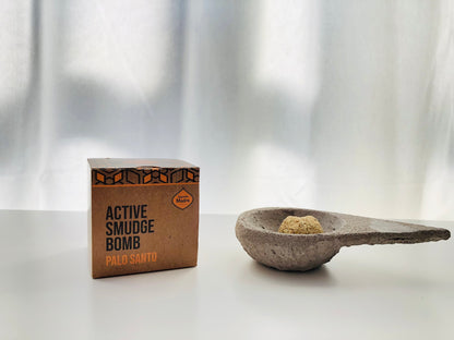 Bombitas de defumación activada de Palo Santo Sagrada Madre, perlas de sahumerio natural para limpieza rápida de espacios, sahumerio artesanal ecológico para purificación energética.